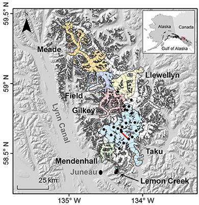 Modeling Winter Precipitation Over the Juneau Icefield, Alaska, Using a Linear Model of Orographic Precipitation